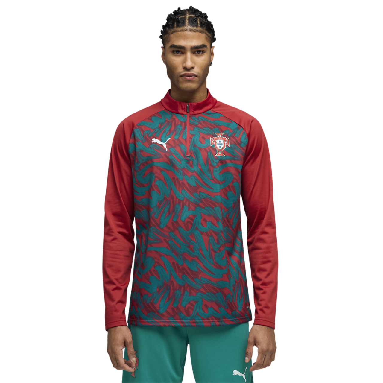 PUMA FPF Warm Up 1/4 Zip Top Image 1 of 5. Tap to open photo gallery.