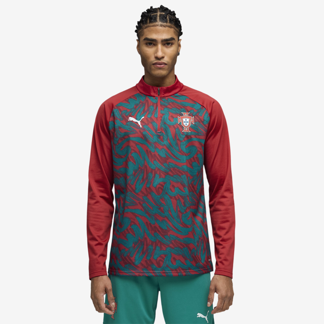 PUMA FPF Warm Up 1/4 Zip Top Image 1 of 5. Tap to open photo gallery.