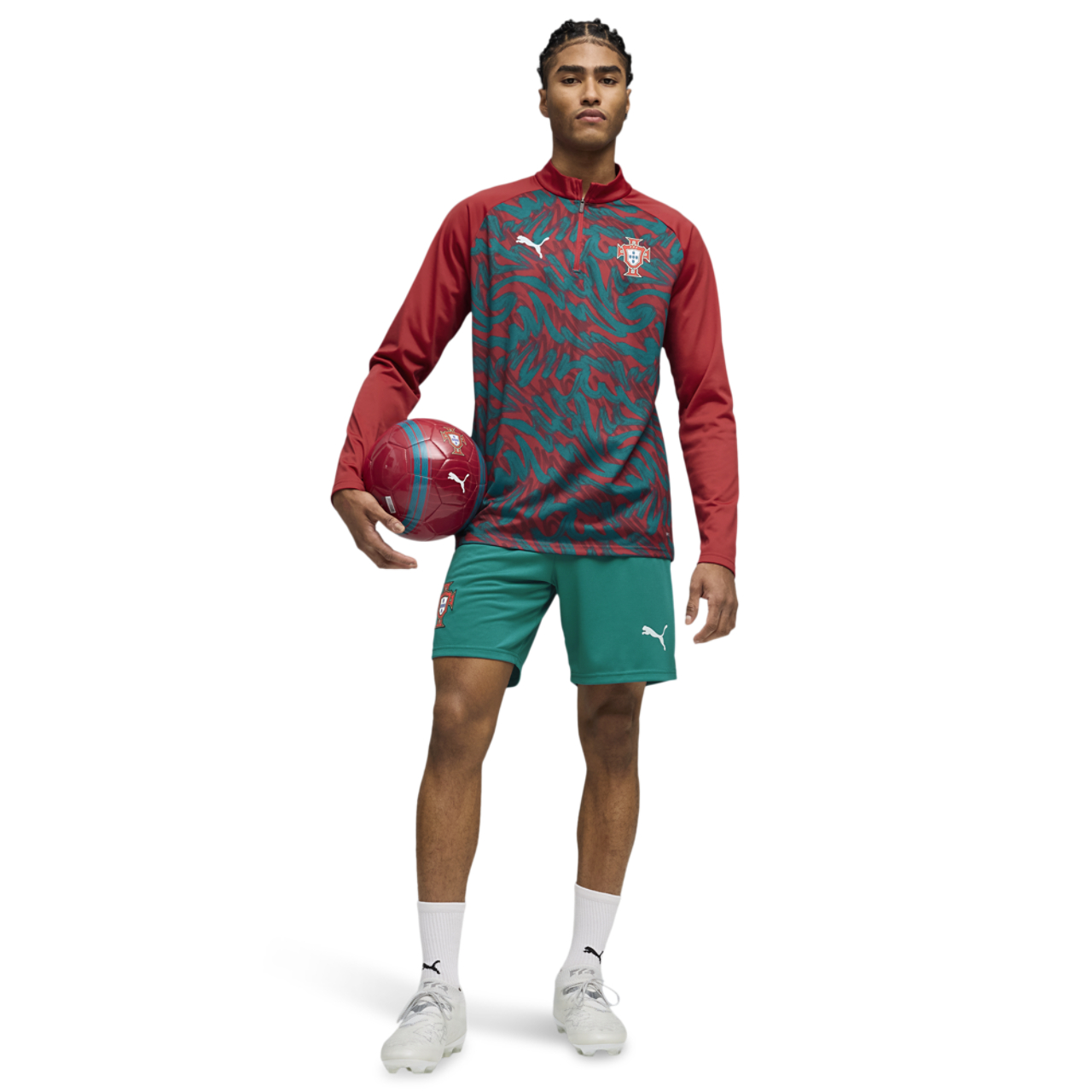 PUMA FPF Warm Up 1/4 Zip Top Image 3 of 5. Tap to open photo gallery.