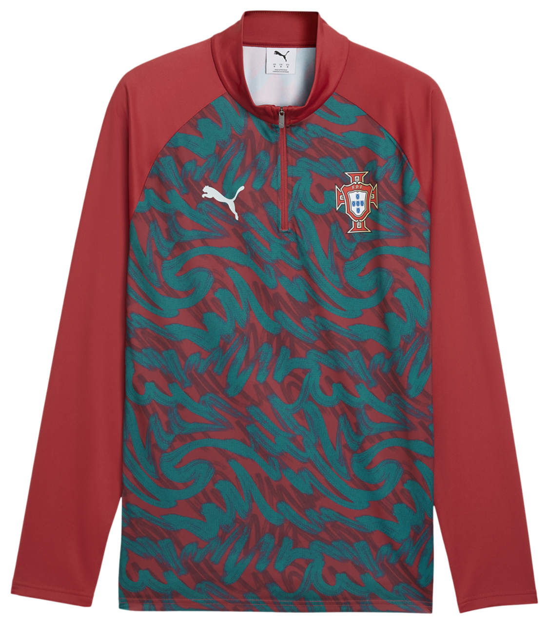 PUMA FPF Warm Up 1/4 Zip Top Image 4 of 5. Tap to open photo gallery.