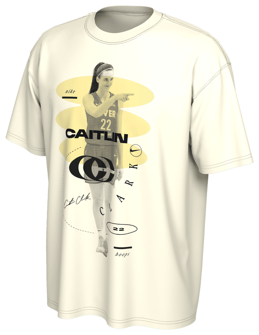 Nike WNBA Caitlin Clark Logo T-Shirt  Image 1 of 2. Tap to open photo gallery.