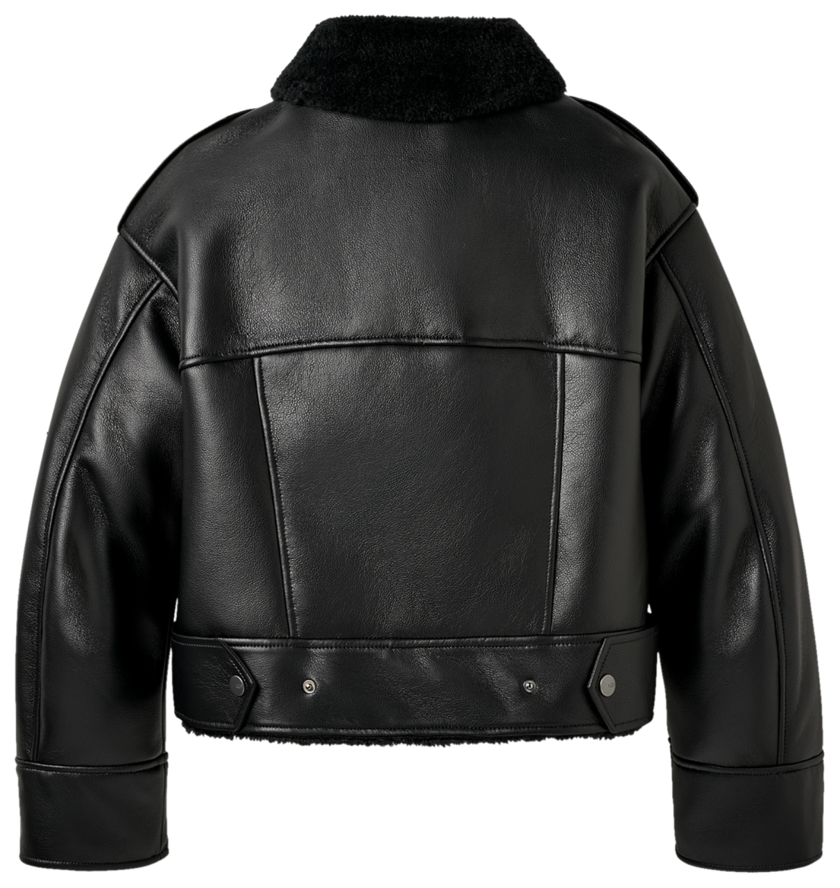 UGG Finnian Fluff Moto Jacket  Image 2 of 4. Tap to open photo gallery.