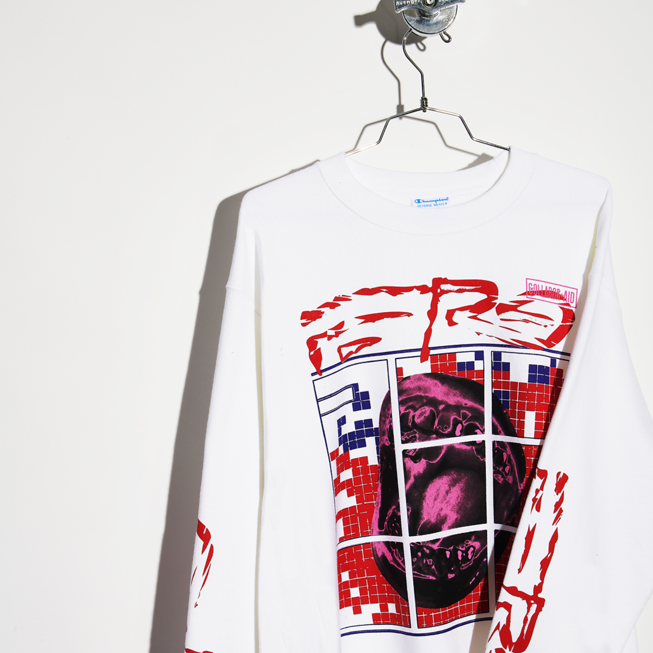 Traplord JV Fleece Crew Sweater Image 4 of 4. Tap to open photo gallery.