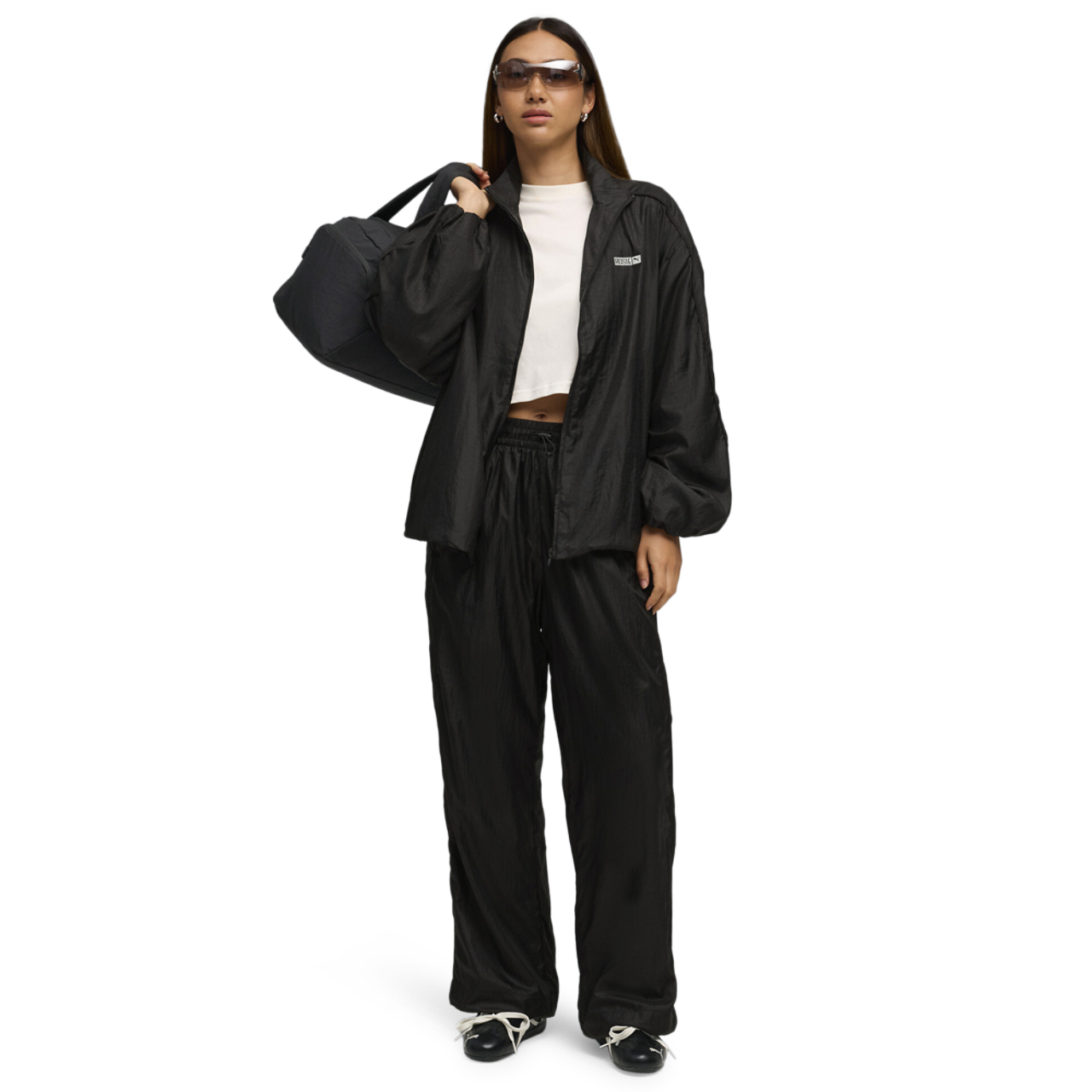 PUMA x Rose Oversized T7 Jacket  Image 5 of 7. Tap to open photo gallery.