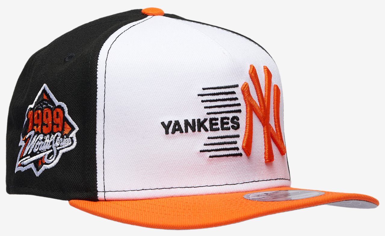 New Era Yankees 9Fifty A-Frame Curve 99 Cap Image 3 of 5. Tap to open photo gallery.