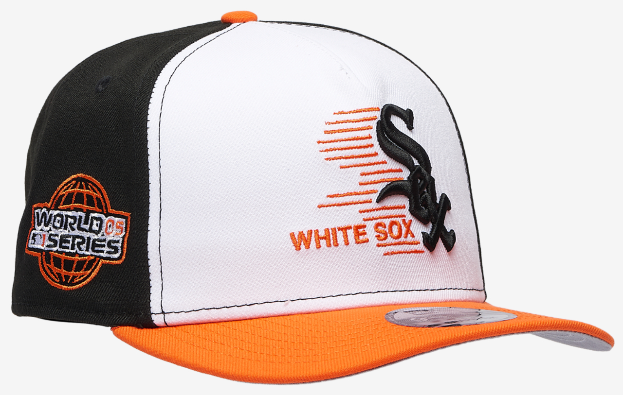 New Era White Sox 9FIFTY A-Frame Curve 05 WS Cap Image 3 of 4. Tap to open photo gallery.