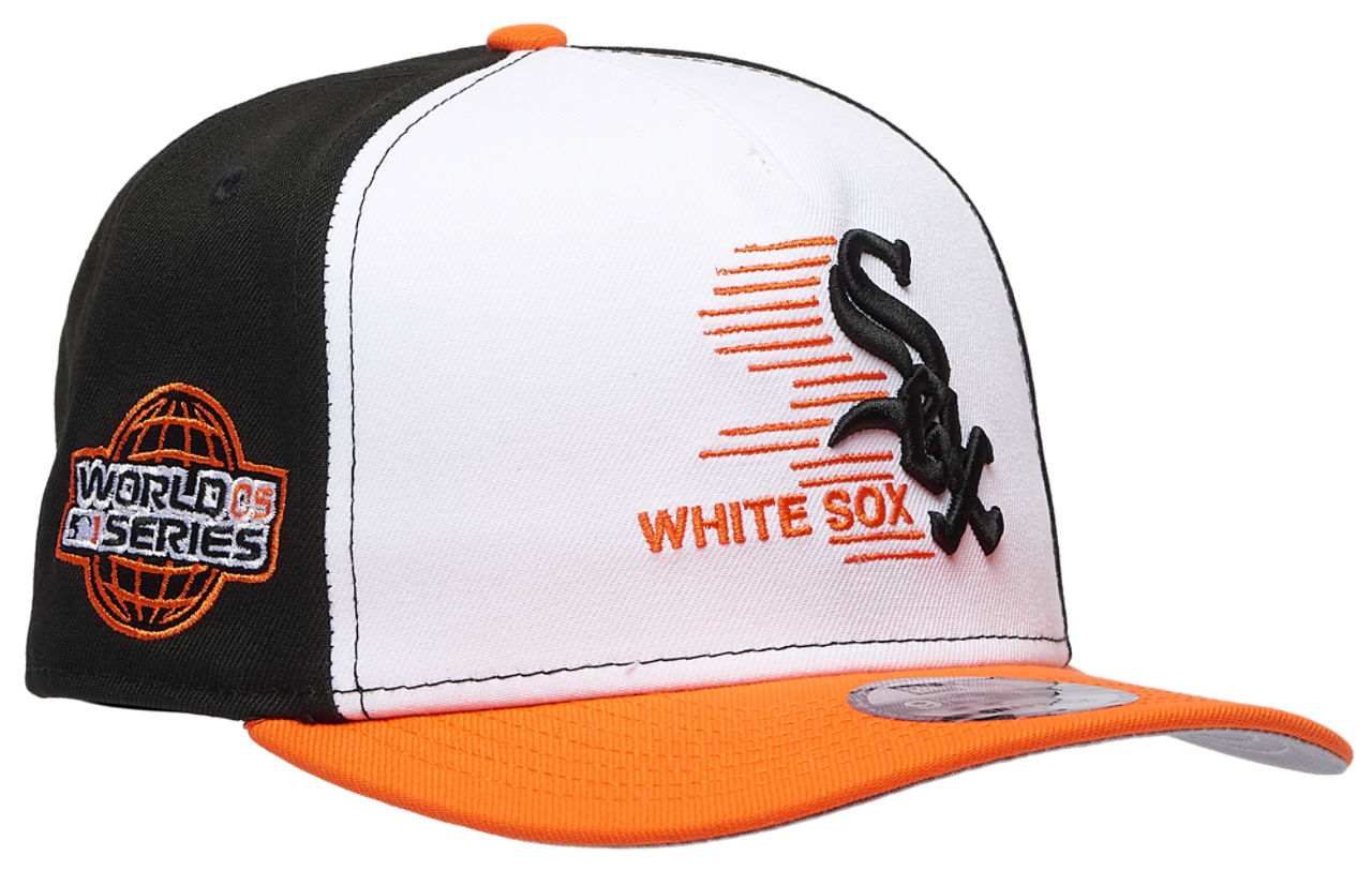 New Era White Sox 9FIFTY A-Frame Curve 05 WS Cap Image 3 of 4. Tap to open photo gallery.