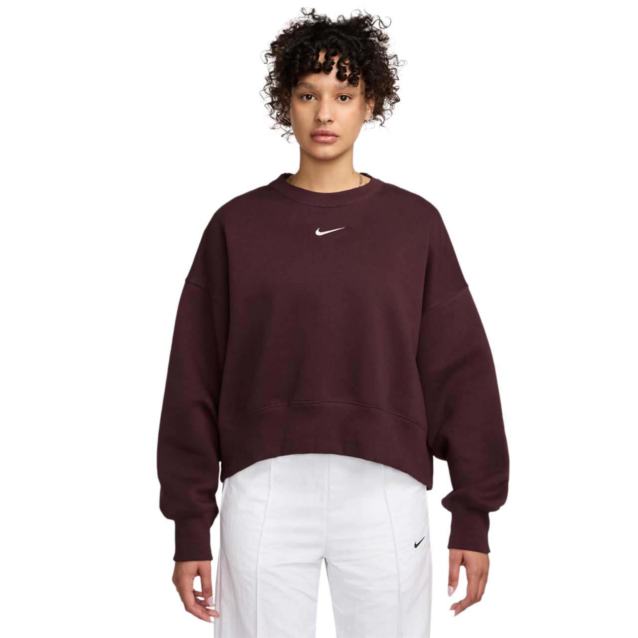 Nike NSW Style Fleece Crew OOS  Image 1 of 3. Tap to open photo gallery.