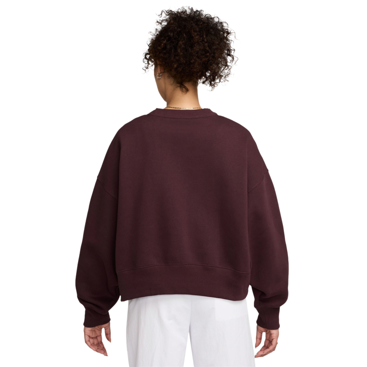 Nike NSW Style Fleece Crew OOS  Image 2 of 3. Tap to open photo gallery.