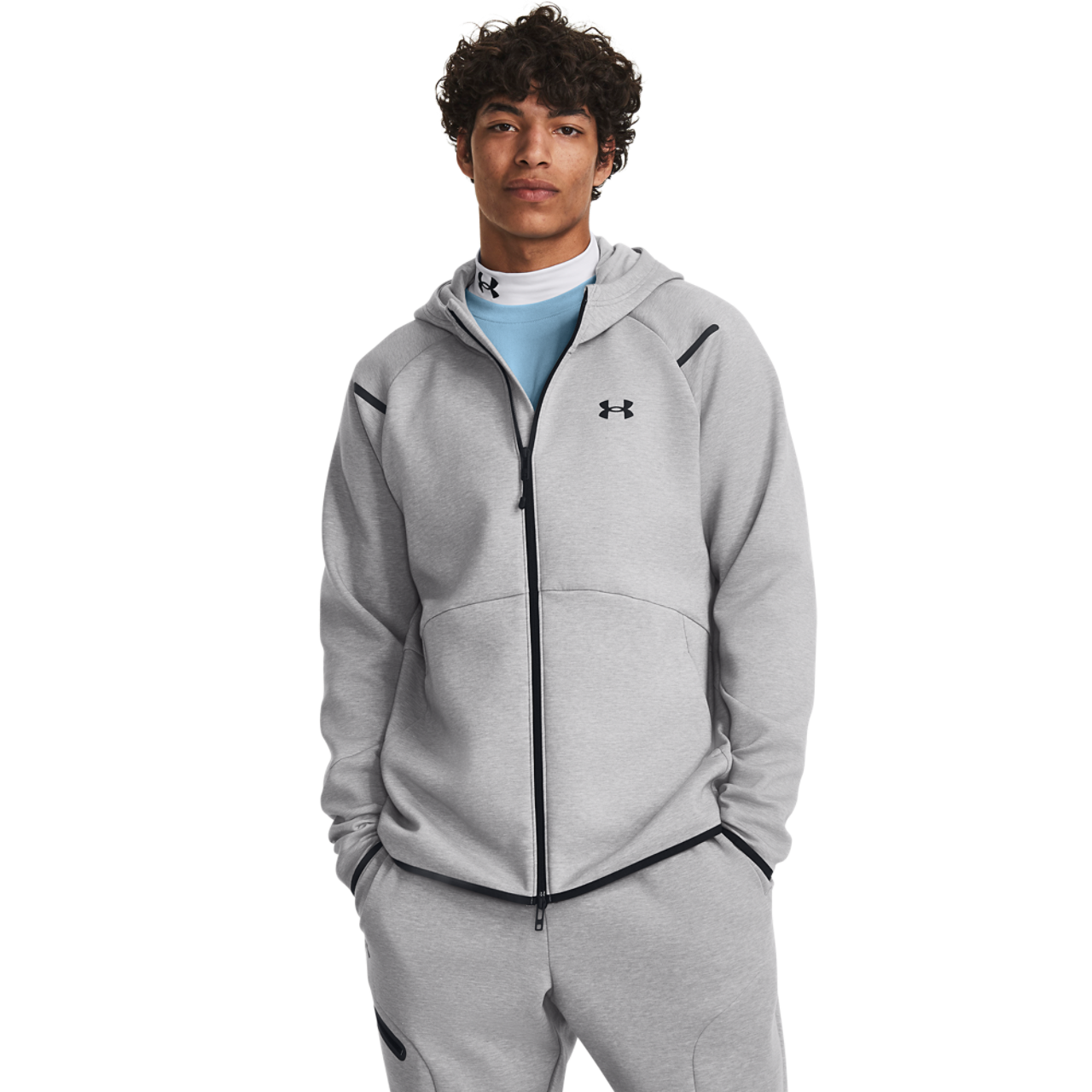 Under Armour Unstoppable Fleece Full-Zip Hoodie Image 2 of 3. Tap to open photo gallery.
