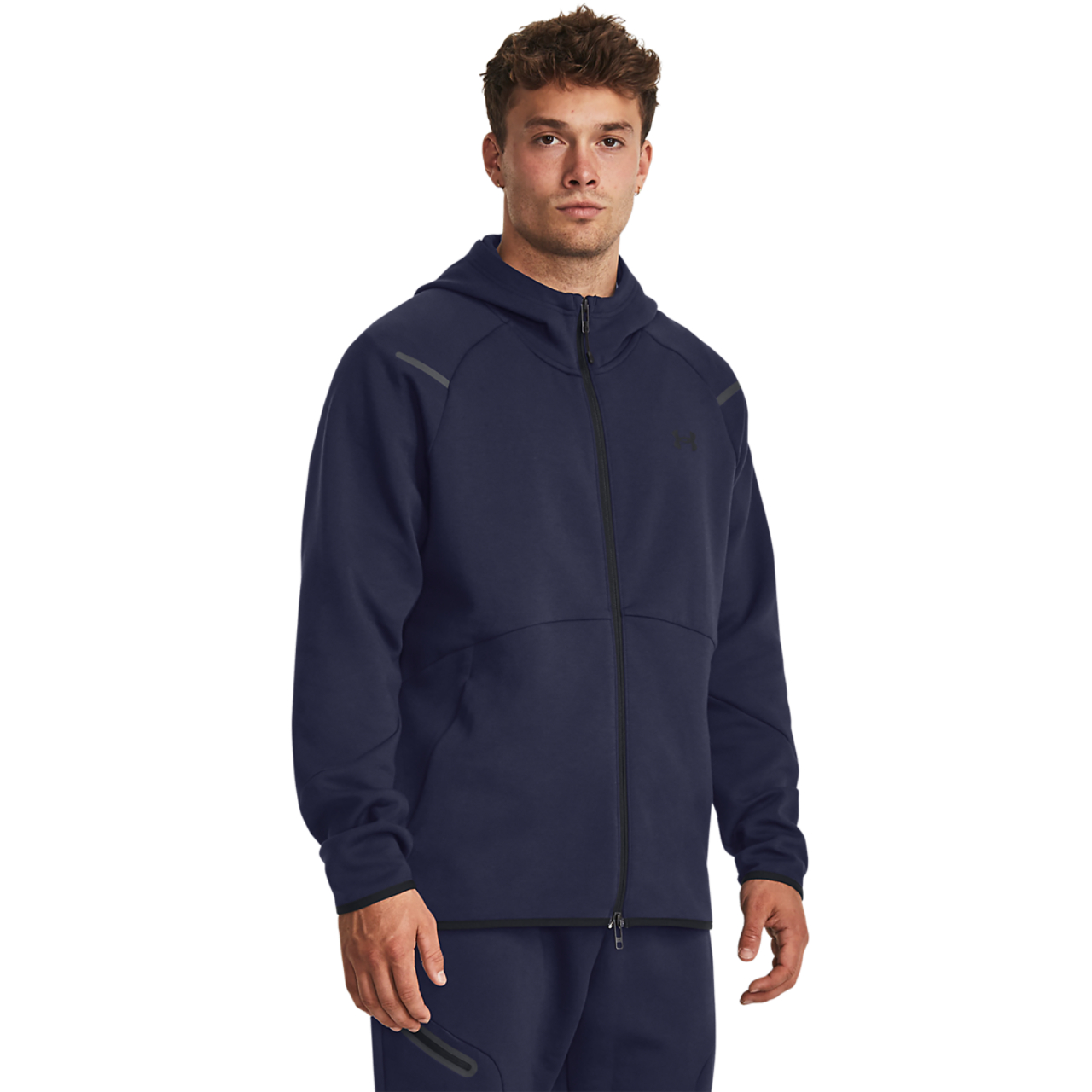 Under Armour Unstoppable Fleece Full-Zip Hoodie Image 2 of 3. Tap to open photo gallery.