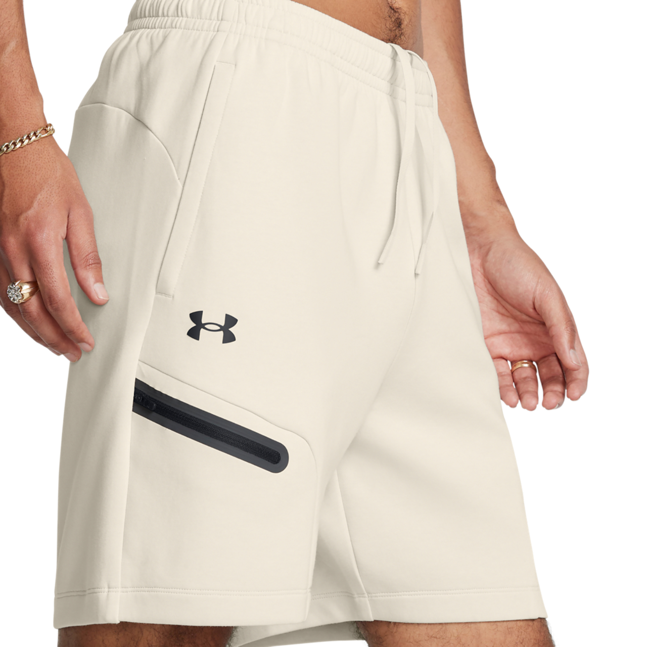 Under Armour Unstoppable Fleece Shorts Image 1 of 4. Tap to open photo gallery.