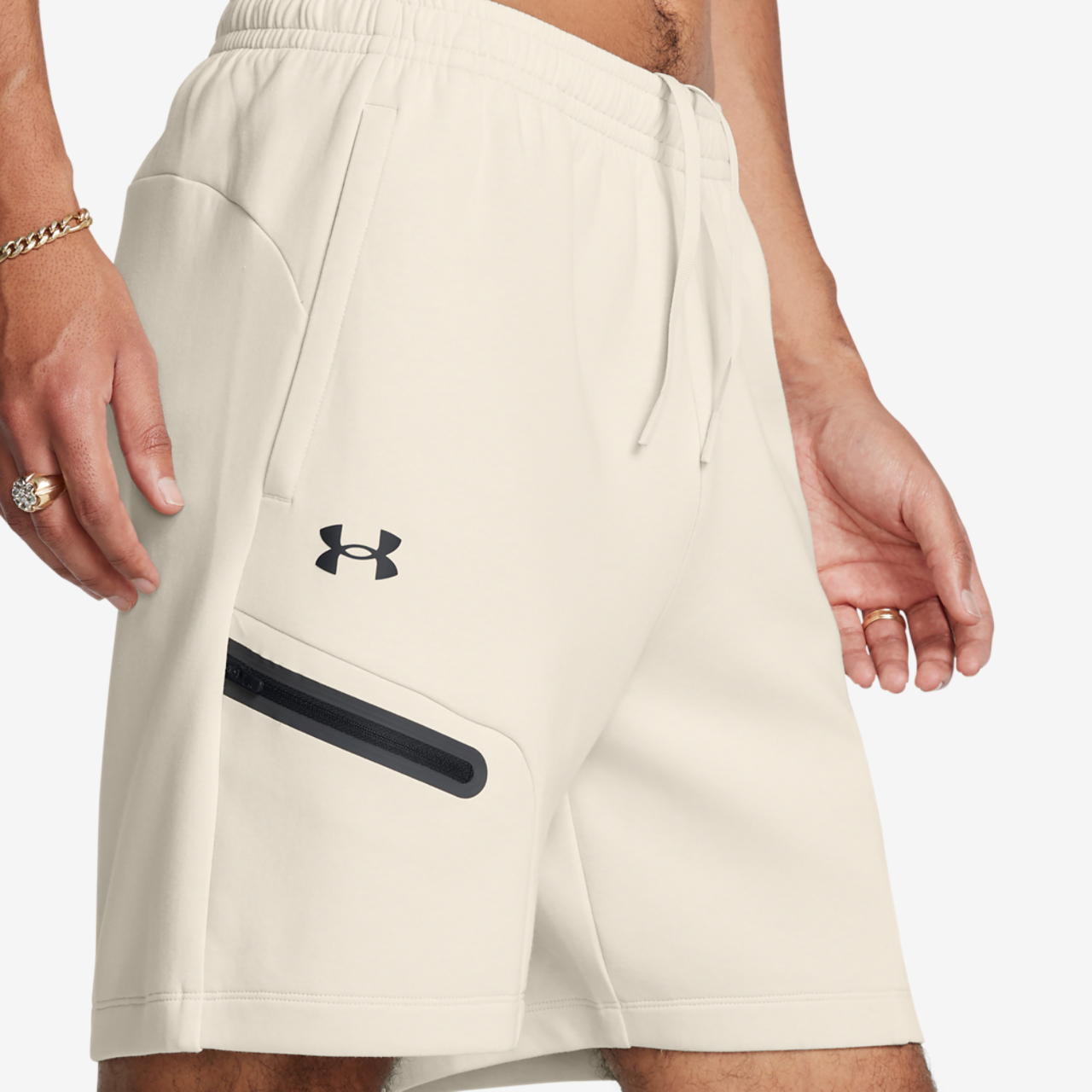 Under Armour Unstoppable Fleece Shorts Image 1 of 4. Tap to open photo gallery.