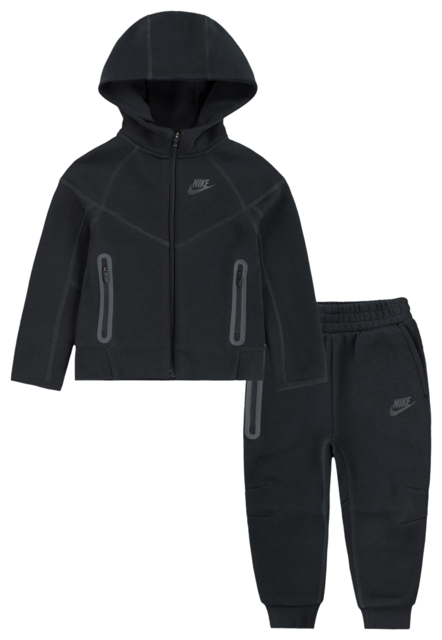 Nike Tech Fleece Hooded Full-Zip Set Image 1 of 4. Tap to open photo gallery.