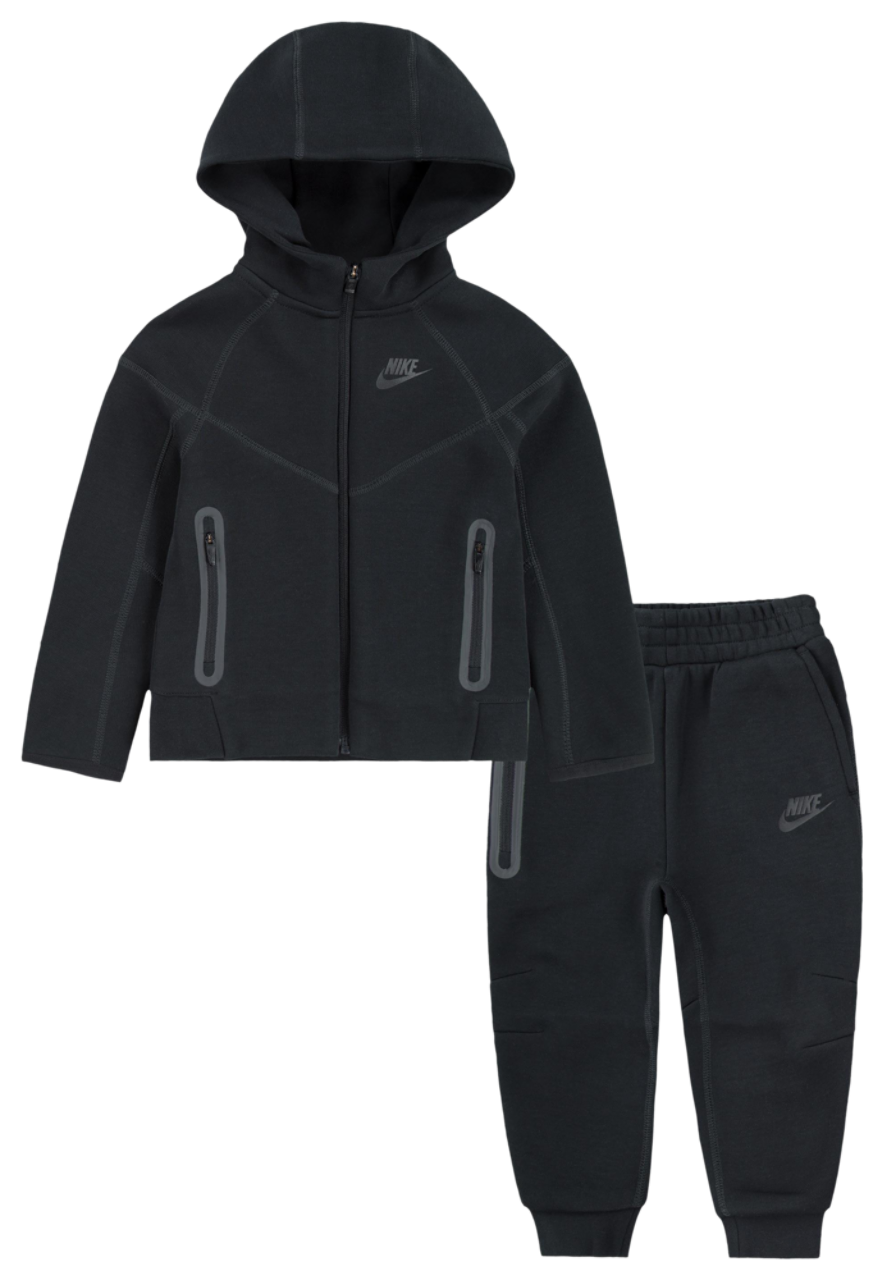 Nike Tech Fleece Hooded Full-Zip Set Image 1 of 4. Tap to open photo gallery.