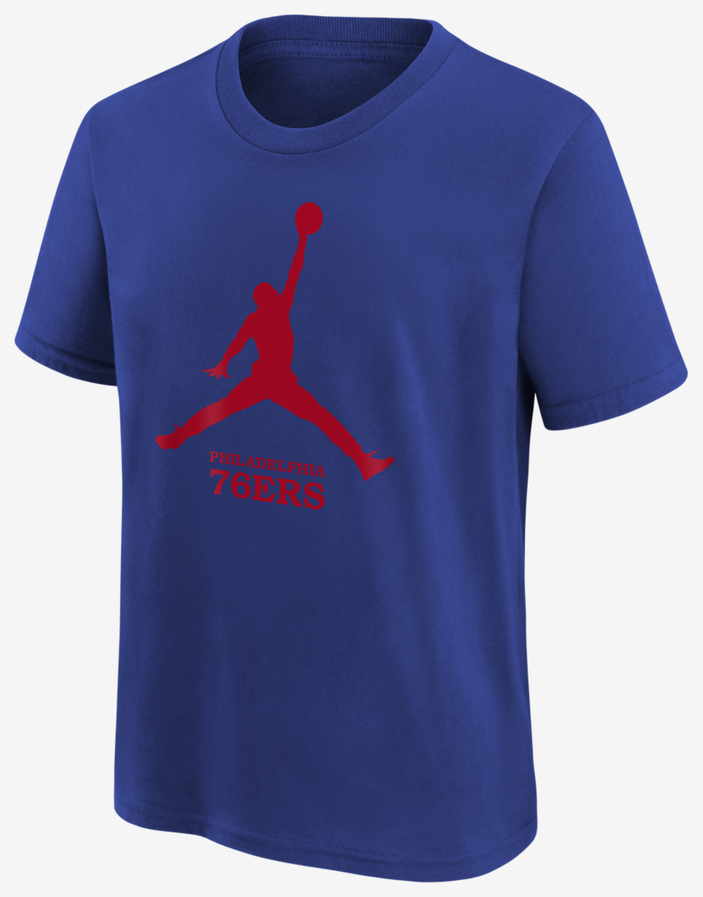Nike 76ers Essential Jumpman T-Shirt Image 2 of 2. Tap to open photo gallery.