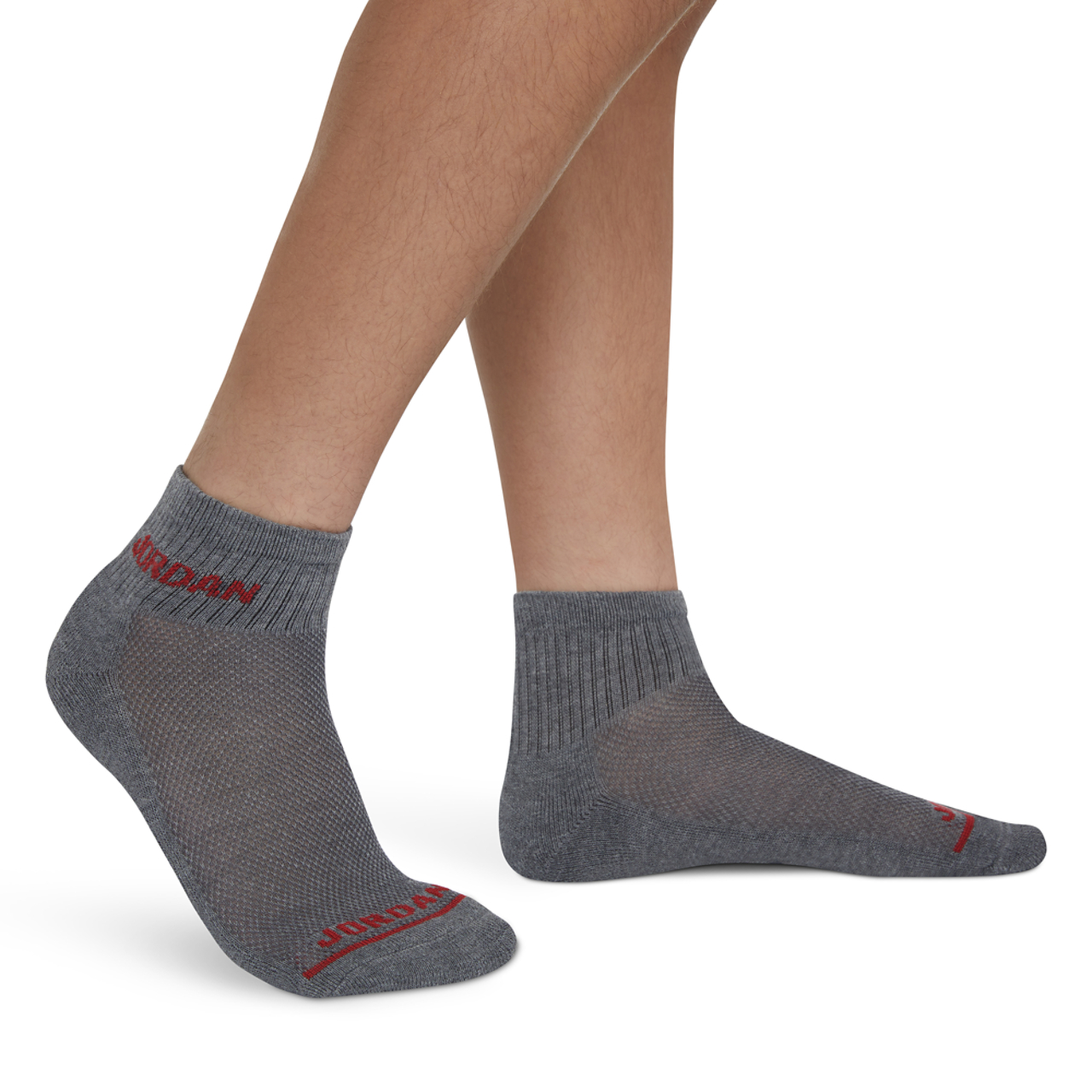 Jordan Legend Ankle 6-Pack Socks Image 4 of 6. Tap to open photo gallery.