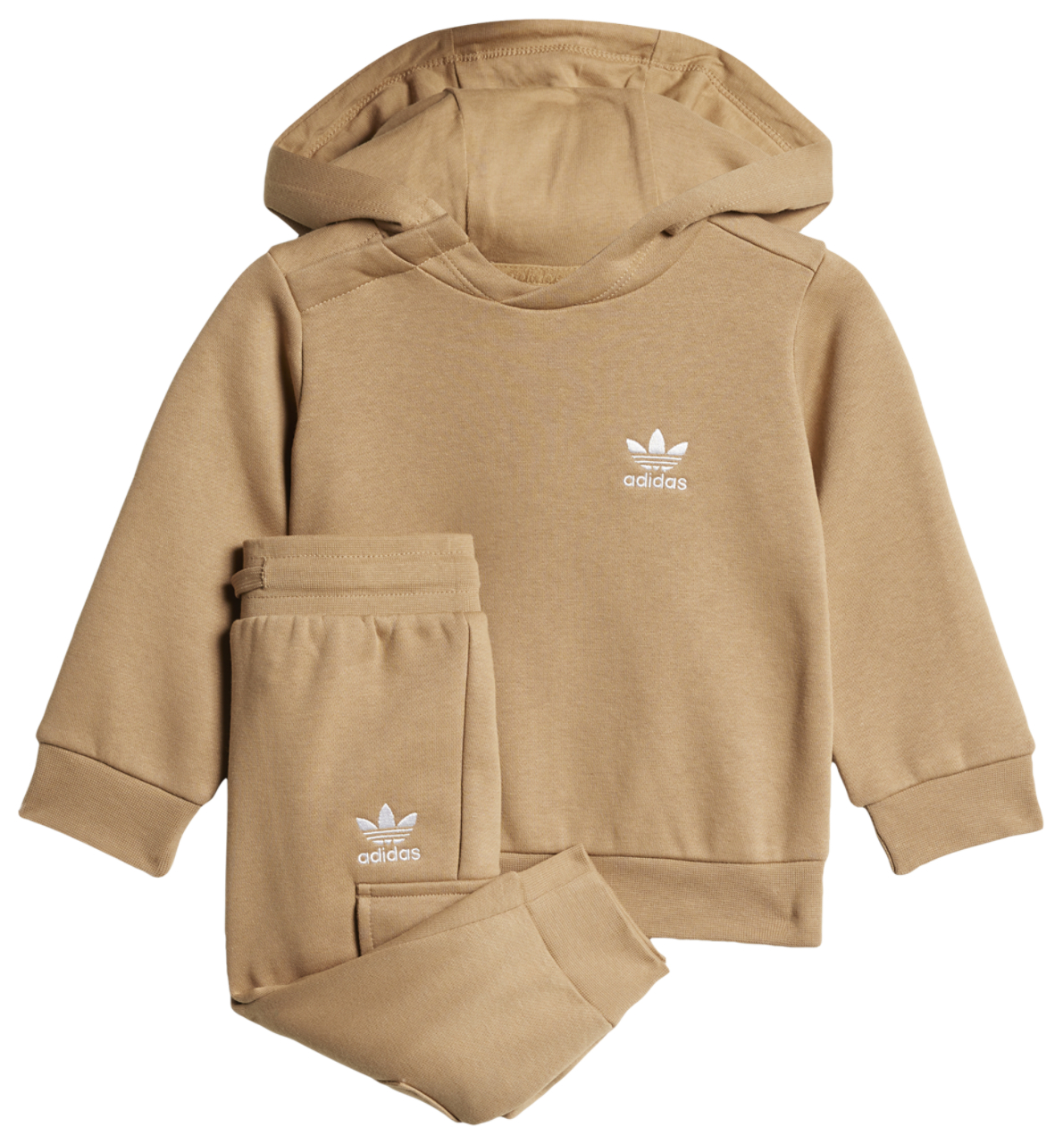 adidas Ensemble avec chandail à capuchon et pantalon d’entraînement Trefoil Essentials Image 1 de 7. Appuyez pour ouvrir la galerie de photos.