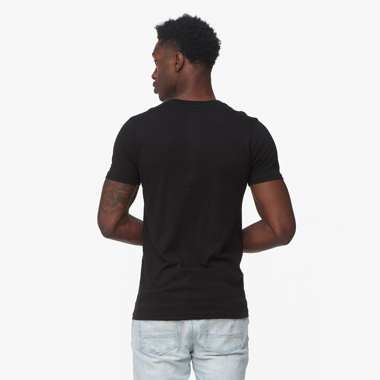 CSG Basic V-Neck S/S T-Shirt Image 5 of 6. Tap to open photo gallery.