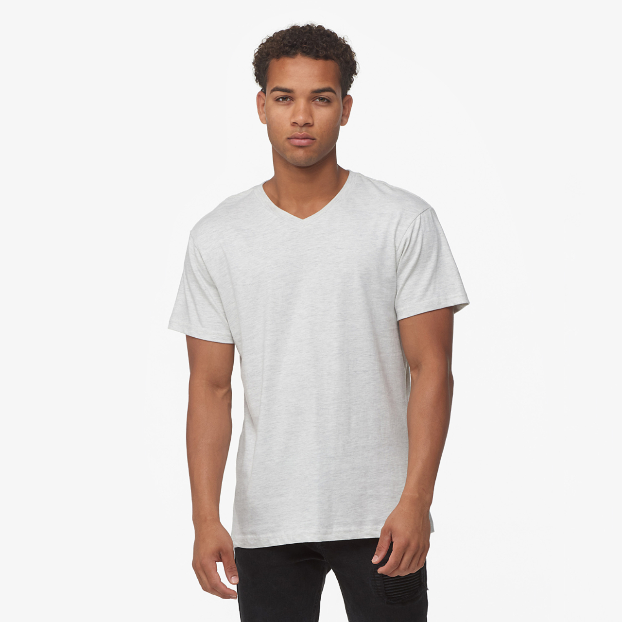 CSG Basic V-Neck S/S T-Shirt Image 4 of 6. Tap to open photo gallery.