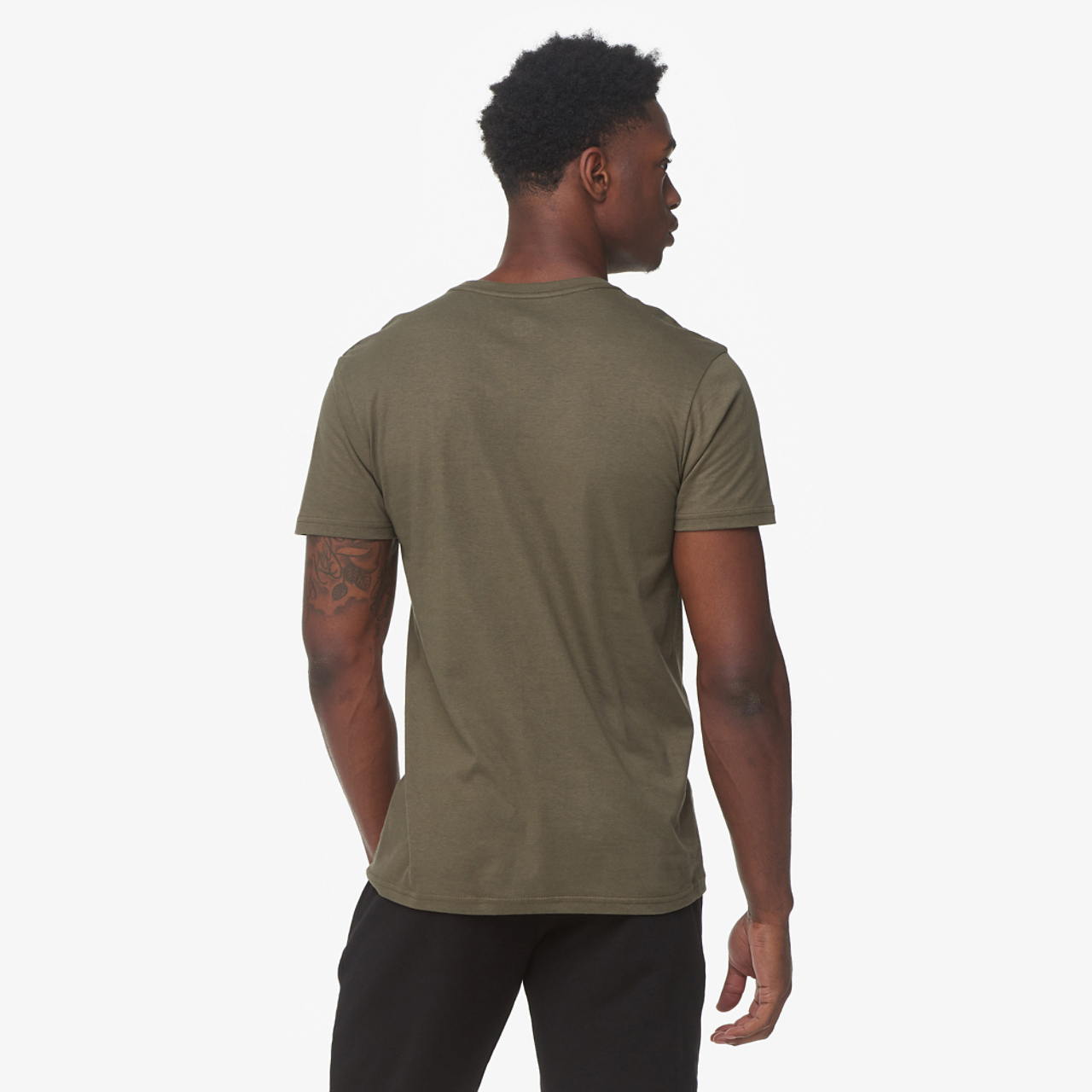 CSG Basic V-Neck S/S T-Shirt Image 5 of 6. Tap to open photo gallery.