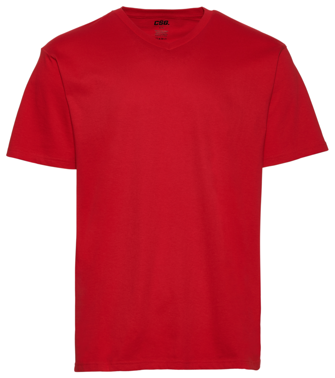 CSG Basic V-Neck S/S T-Shirt Image 2 of 6. Tap to open photo gallery.