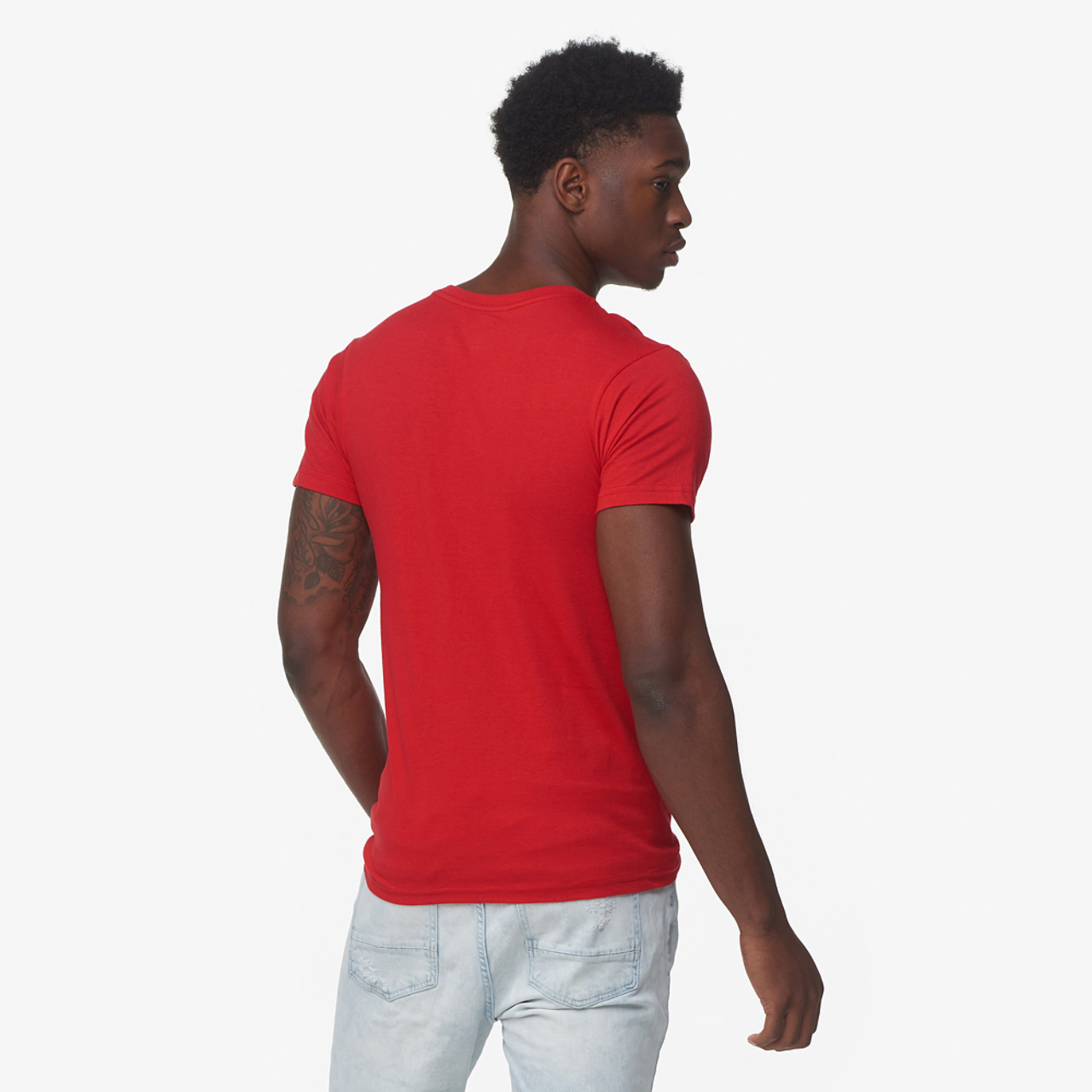 CSG Basic V-Neck S/S T-Shirt Image 5 of 6. Tap to open photo gallery.