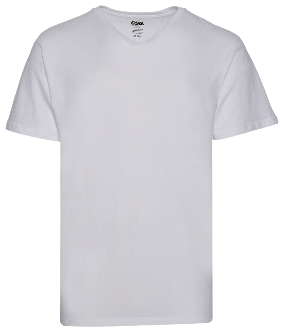 CSG Basic V-Neck S/S T-Shirt Image 5 of 5. Tap to open photo gallery.