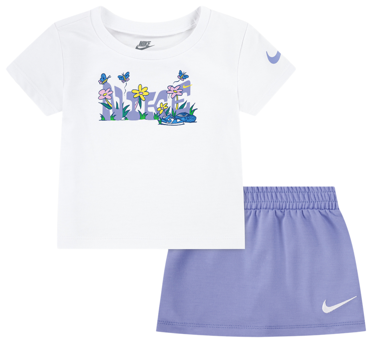 Nike Flower Graphic Scooter T-shirt Image 1 of 5. Tap to open photo gallery.