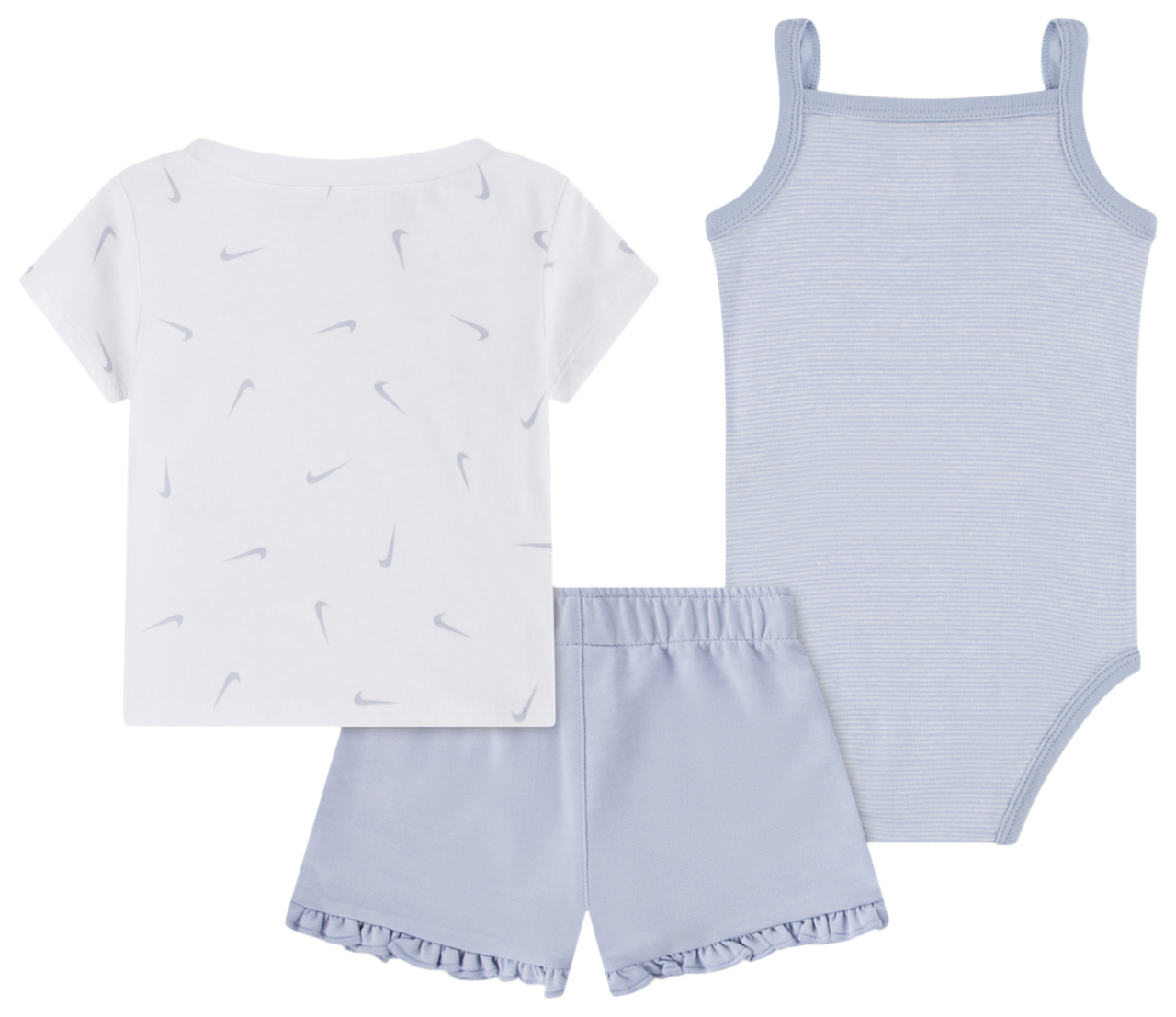 Nike Essential Ruffle Short Set Image 2 of 4. Tap to open photo gallery.