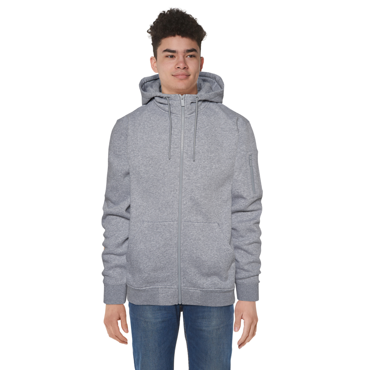 CSG Basic Full-Zip Fleece Hoodie Image 3 of 4. Tap to open photo gallery.