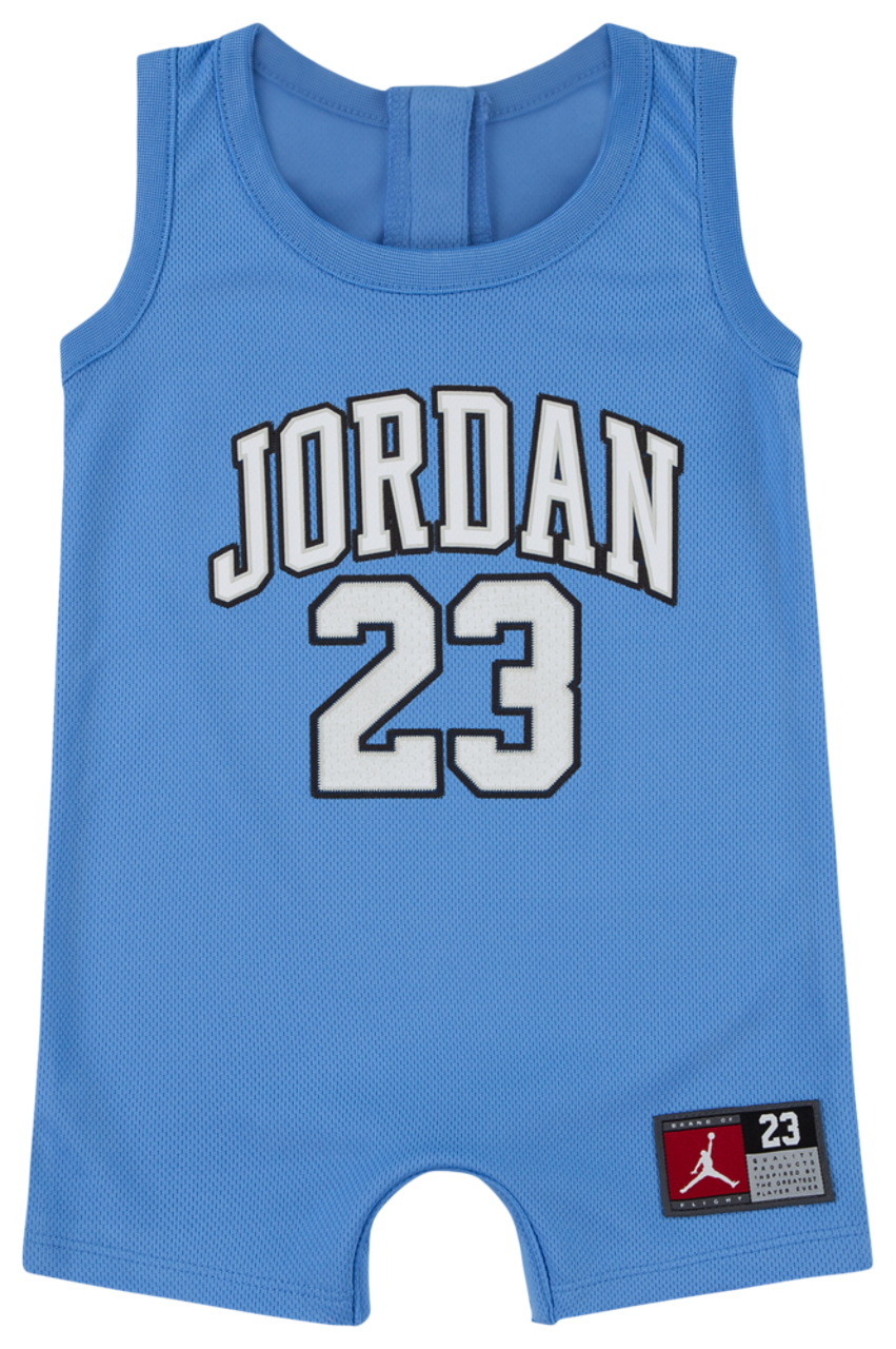 Jordan Jumpman 23 Jersey Romper  Image 1 of 5. Tap to open photo gallery.