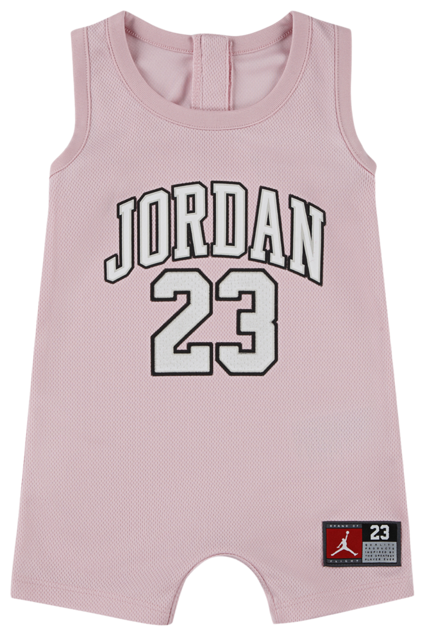 Jordan Jumpman 23 Jersey Romper  Image 1 of 5. Tap to open photo gallery.