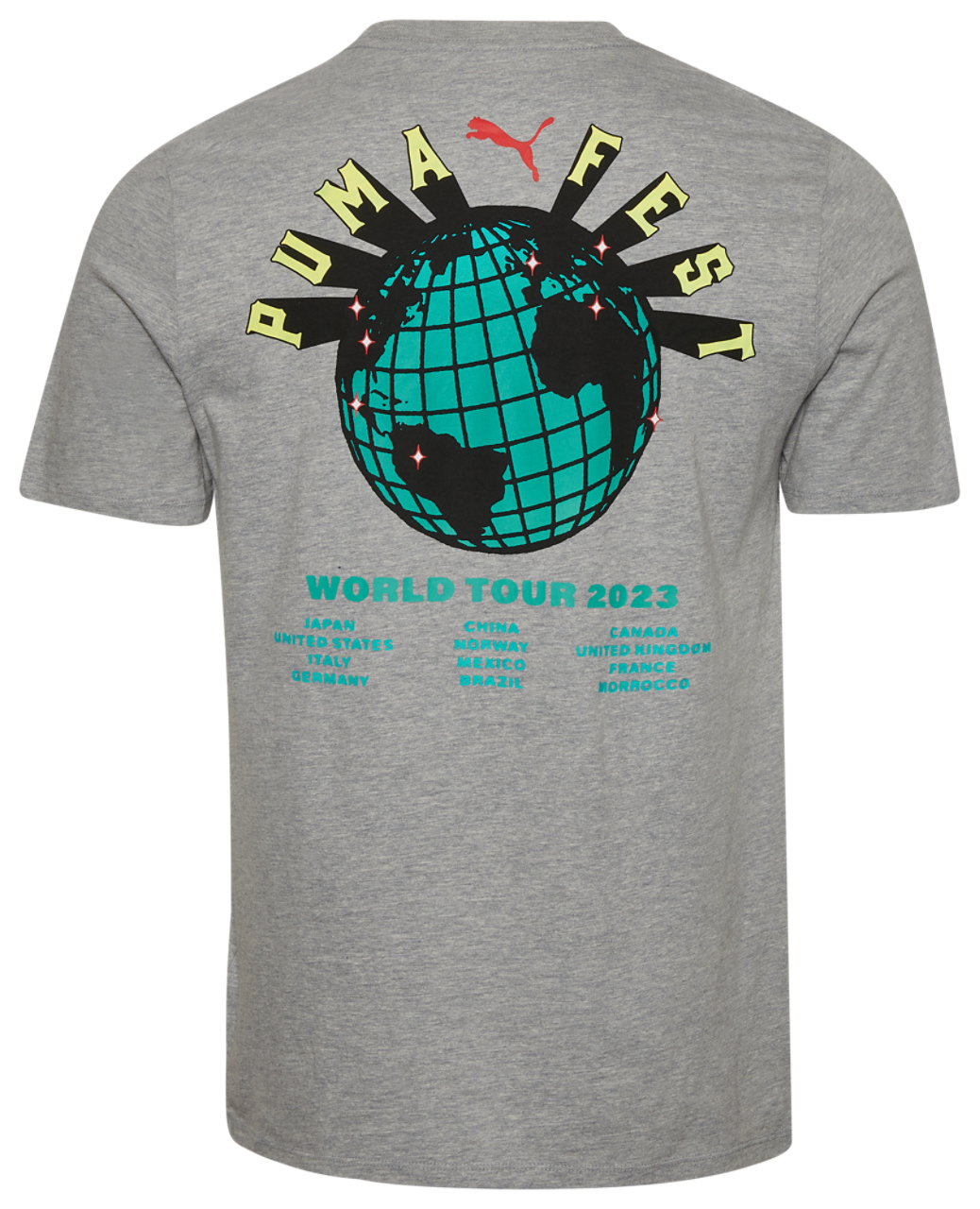 PUMA Sunset Festival T-Shirt Image 2 of 2. Tap to open photo gallery.