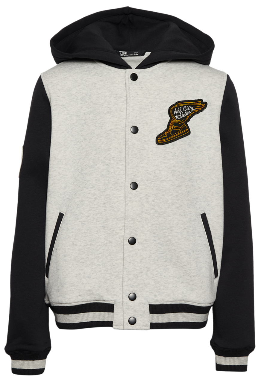 LCKR Graeson Varsity Jacket With Lining  Image 1 of 3. Tap to open photo gallery.