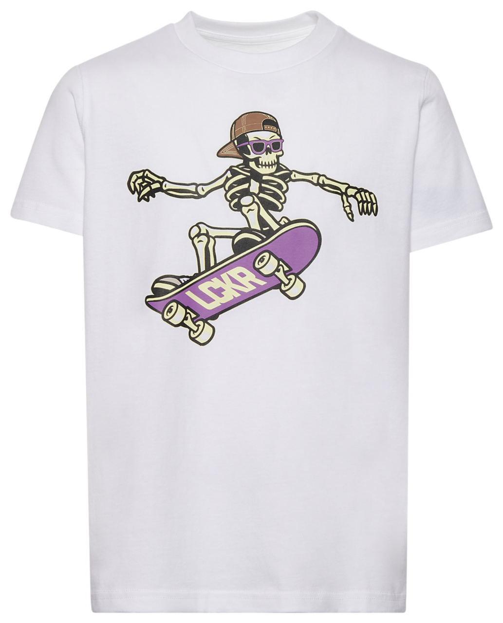 LCKR Kick Flippin' Bones Graphic T-Shirt  Image 1 of 2. Tap to open photo gallery.