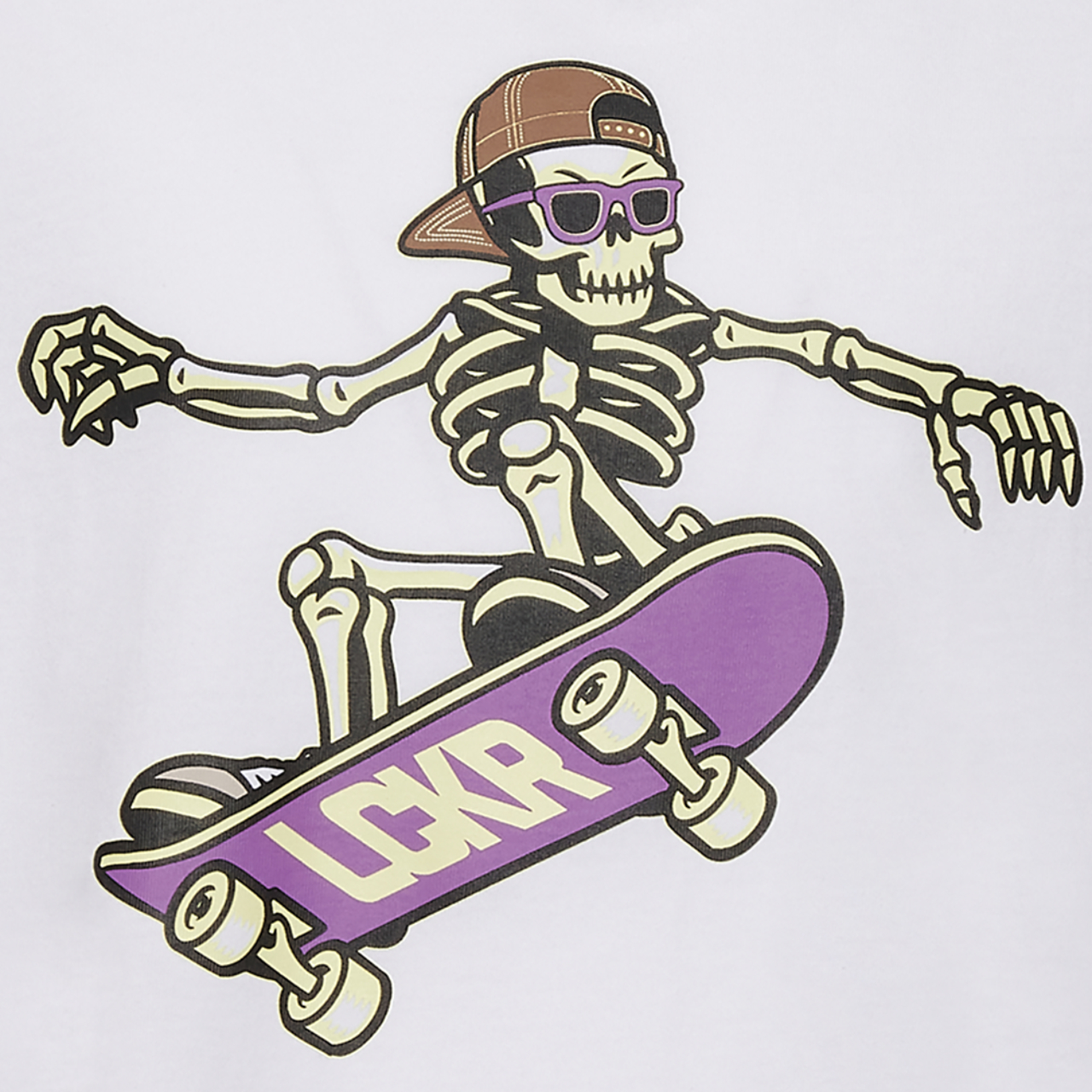 LCKR Kick Flippin' Bones Graphic T-Shirt  Image 2 of 2. Tap to open photo gallery.