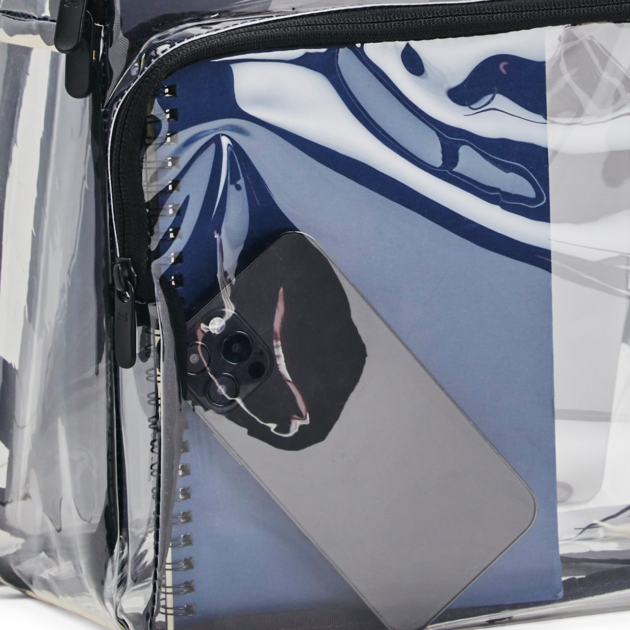 Under Armour Sportstyle Clear Backpack Image 3 of 4. Tap to open photo gallery.