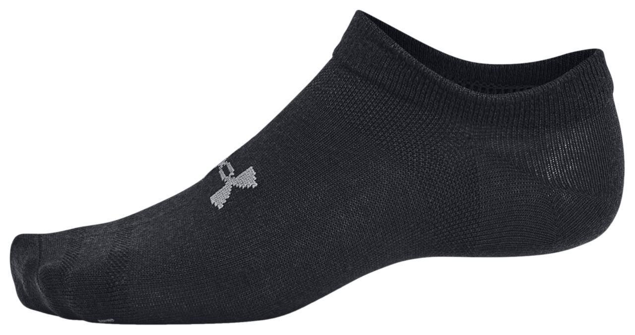 Under Armour Essential 6 Pack No Show Socks Image 3 of 5. Tap to open photo gallery.