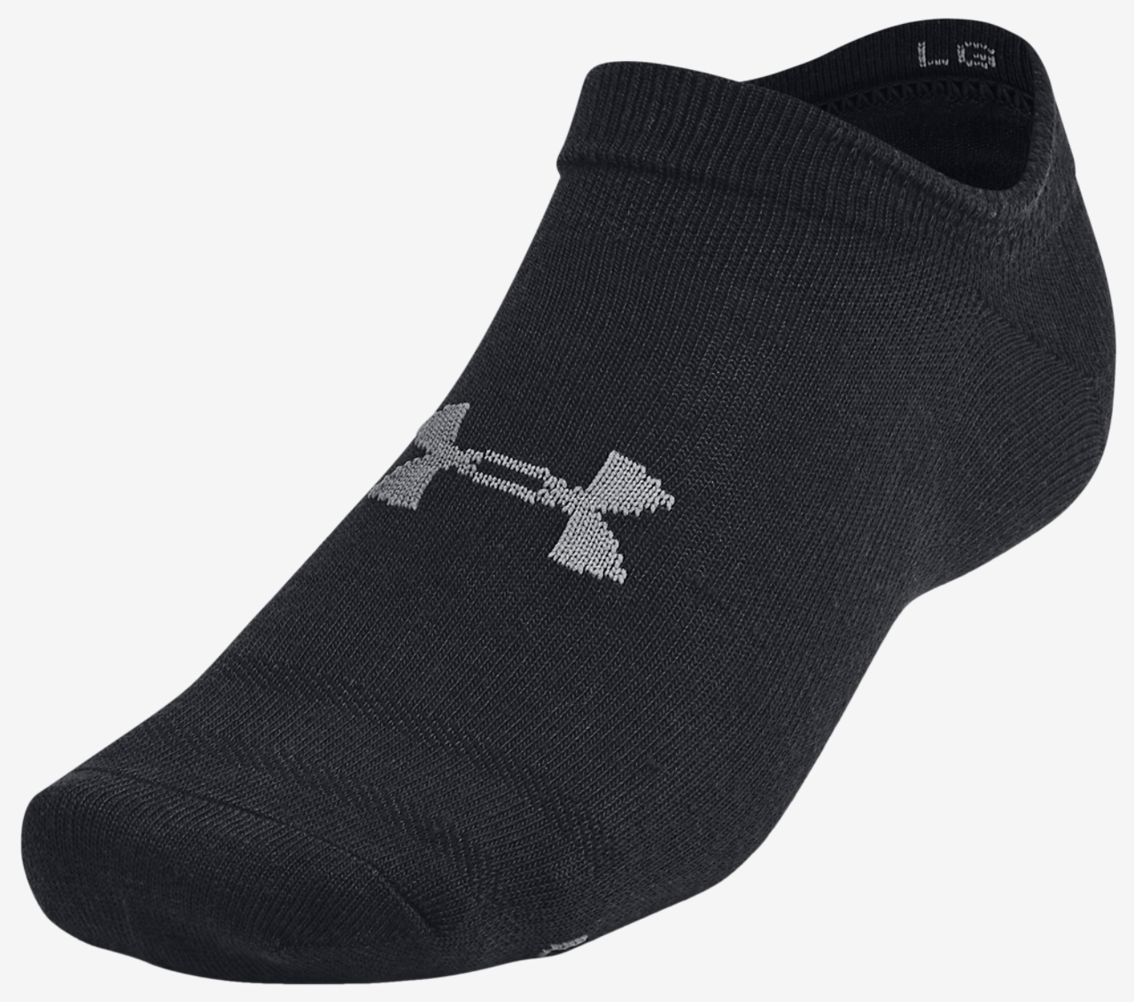 Under Armour Essential 6 Pack No Show Socks Image 4 of 5. Tap to open photo gallery.
