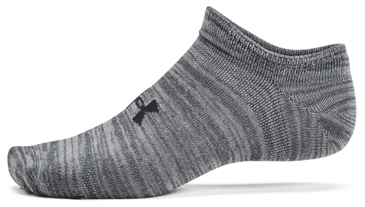 Under Armour Essential 6 Pack No Show Socks Image 4 of 4. Tap to open photo gallery.