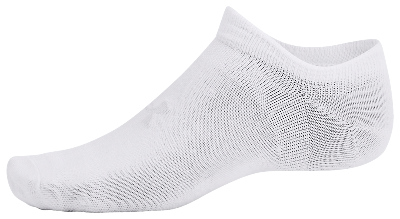 Under Armour Essential 6 Pack No Show Socks Image 3 of 5. Tap to open photo gallery.