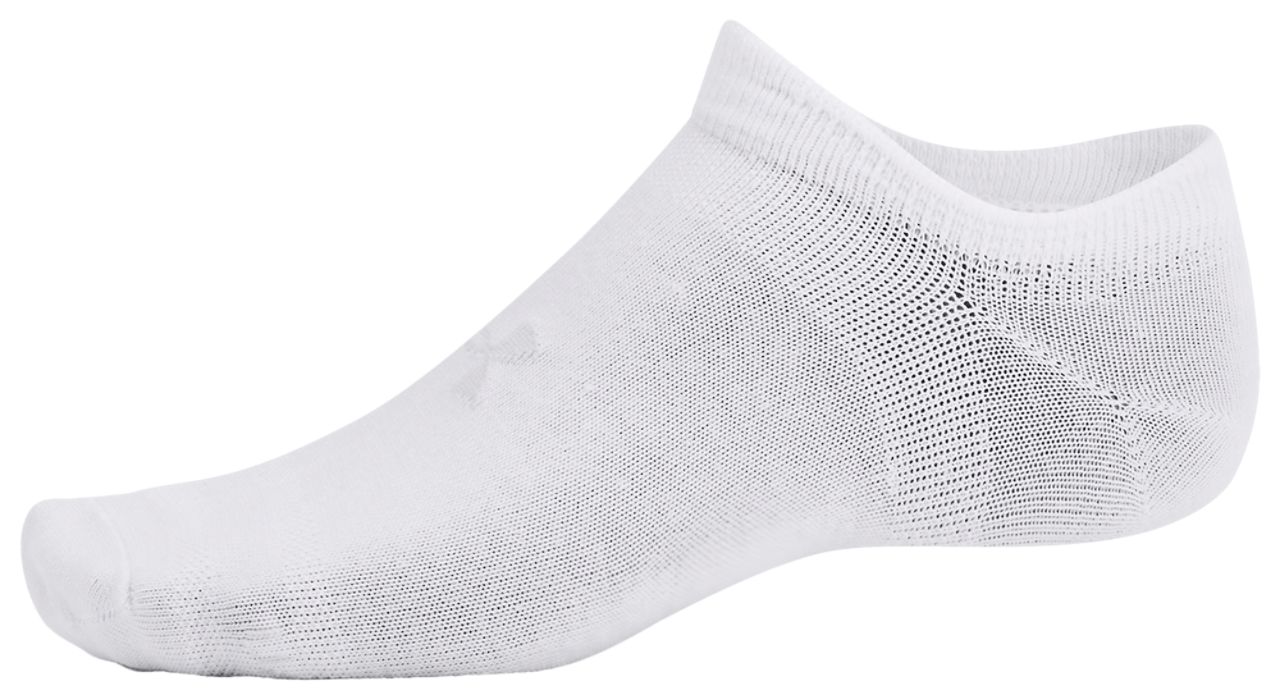 Under Armour Essential 6 Pack No Show Socks Image 3 of 5. Tap to open photo gallery.