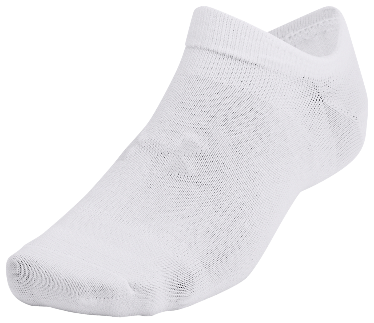 Under Armour Essential 6 Pack No Show Socks Image 4 of 5. Tap to open photo gallery.