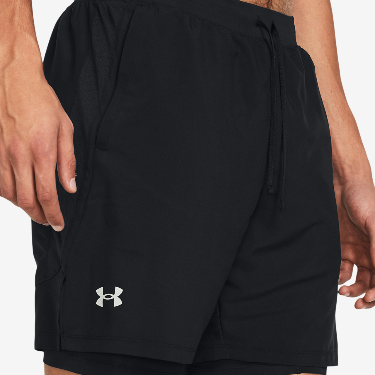 Under Armour Launch 7'' 2-IN-1 Shorts Image 1 of 4. Tap to open photo gallery.
