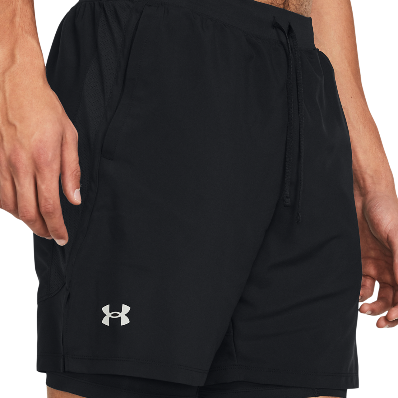 Under Armour Launch 7'' 2-IN-1 Shorts Image 1 of 4. Tap to open photo gallery.