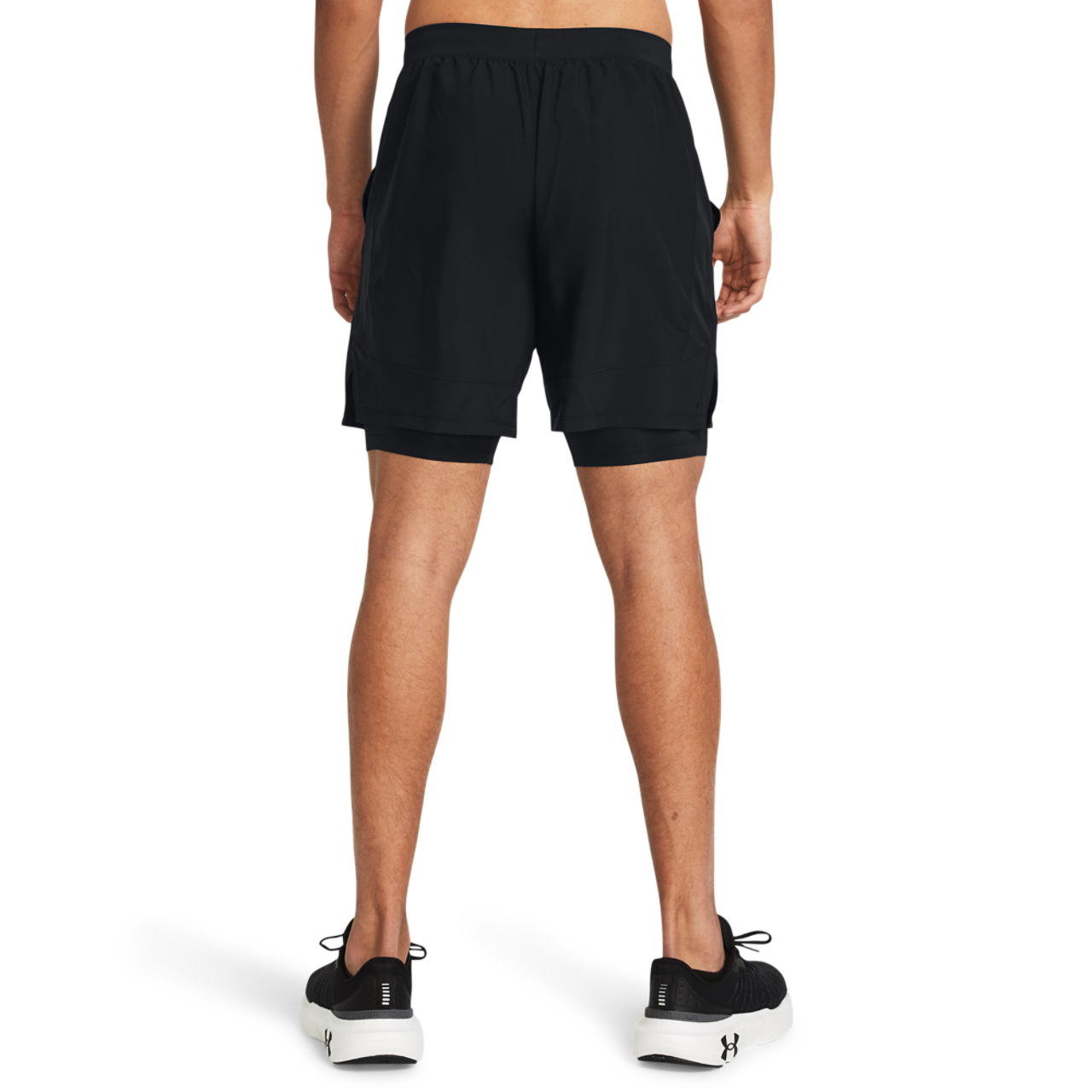 Under Armour Launch 7'' 2-IN-1 Shorts Image 2 of 4. Tap to open photo gallery.