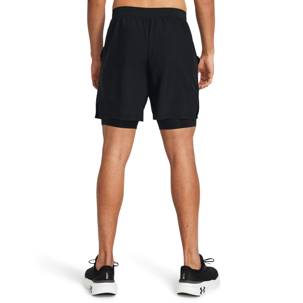 Under Armour Launch 7'' 2-IN-1 Shorts Image 2 of 4. Tap to open photo gallery.