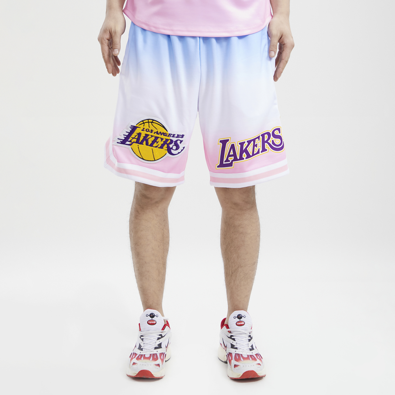 Pro Standard Lakers Ombre Shorts Image 1 of 4. Tap to open photo gallery.