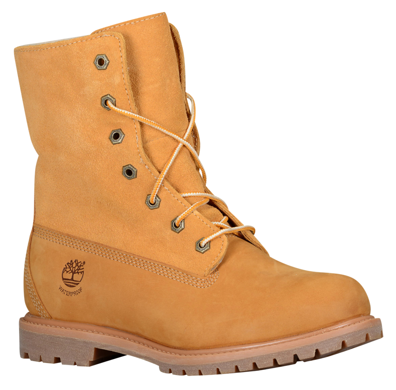 Timberland Teddy Fleece Fold Down Boots Image 2 of 6. Tap to open photo gallery.